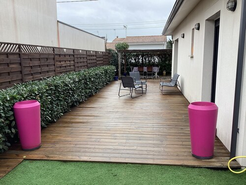 Villa 800m plage 6 pers 3 chb