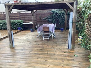Outdoor dining - Villa 800m plage 6 pers 3 bdrms (Andernos-les-Bains)