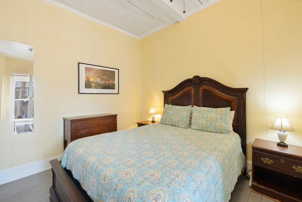 1 bedroom, travel crib, free WiFi, bed sheets