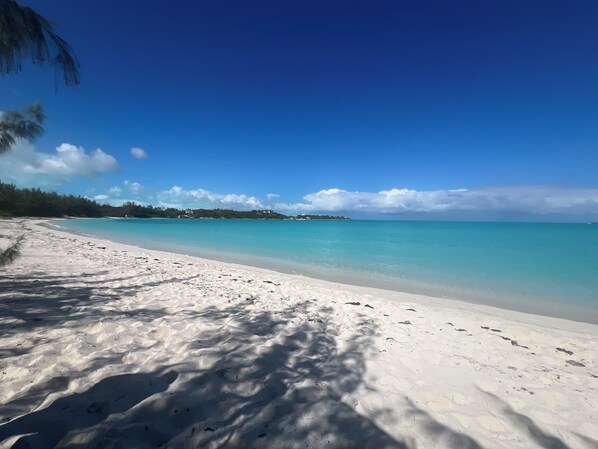 Playa en los alrededores, camastros y toallas de playa 