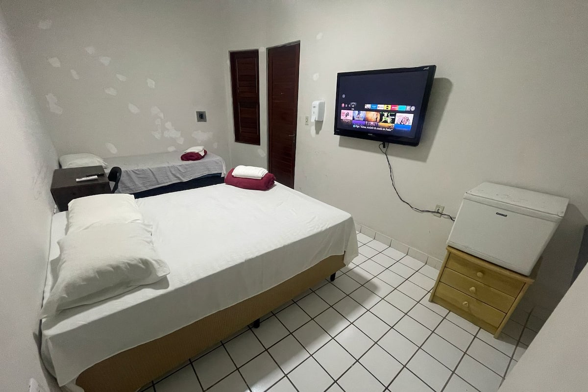 Standard Double Room, Multiple Beds, Air conditioning | 1 bedroom, minibar, desk, laptop workspace
