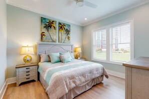 4 bedrooms, iron/ironing board, travel crib, WiFi