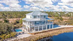 Exterior - New Luxury Home - Private Heated Pool, Dogs Welcome, Quiet Beach (Gulf Shores)