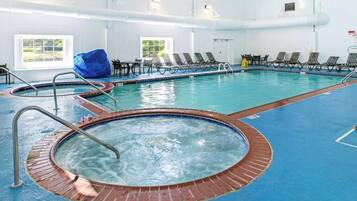 Indoor pool, outdoor pool