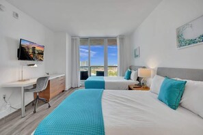 2 bedrooms, iron/ironing board, travel crib, WiFi