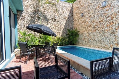 Charming 3-bedroom house with AC, WiFi in superb Mérida