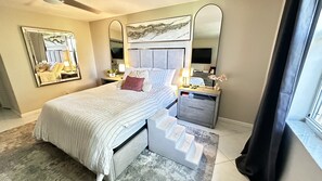 2 chambres, fer et planche à repasser, Wi-Fi, draps fournis