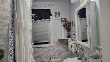 Towels, soap, toilet paper