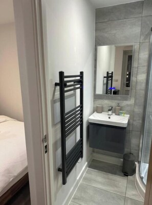 Towels, soap, toilet paper