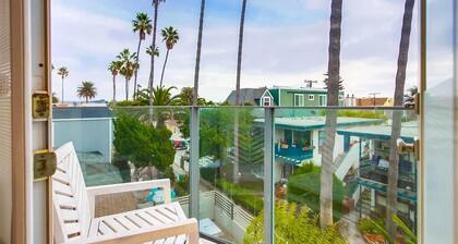 New Modern Mission Beach 3-bedroom house with AC , Garage and Easy Beach Access