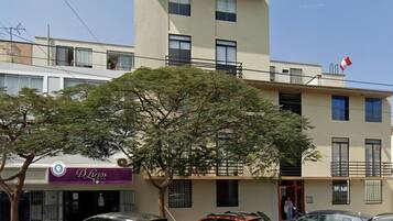 Overnatningsstedets facade