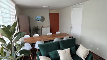 Basic Shared Dormitory, City View | Living area