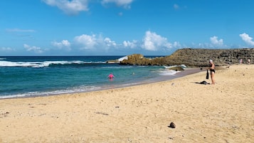 Sun-loungers, beach towels