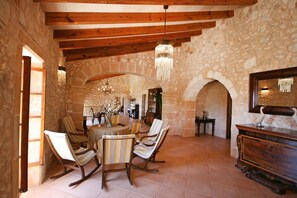 Dining - Country House 'Son Mas Vell' with Private Pool, Private Terrace and Wi-Fi (Manacor)