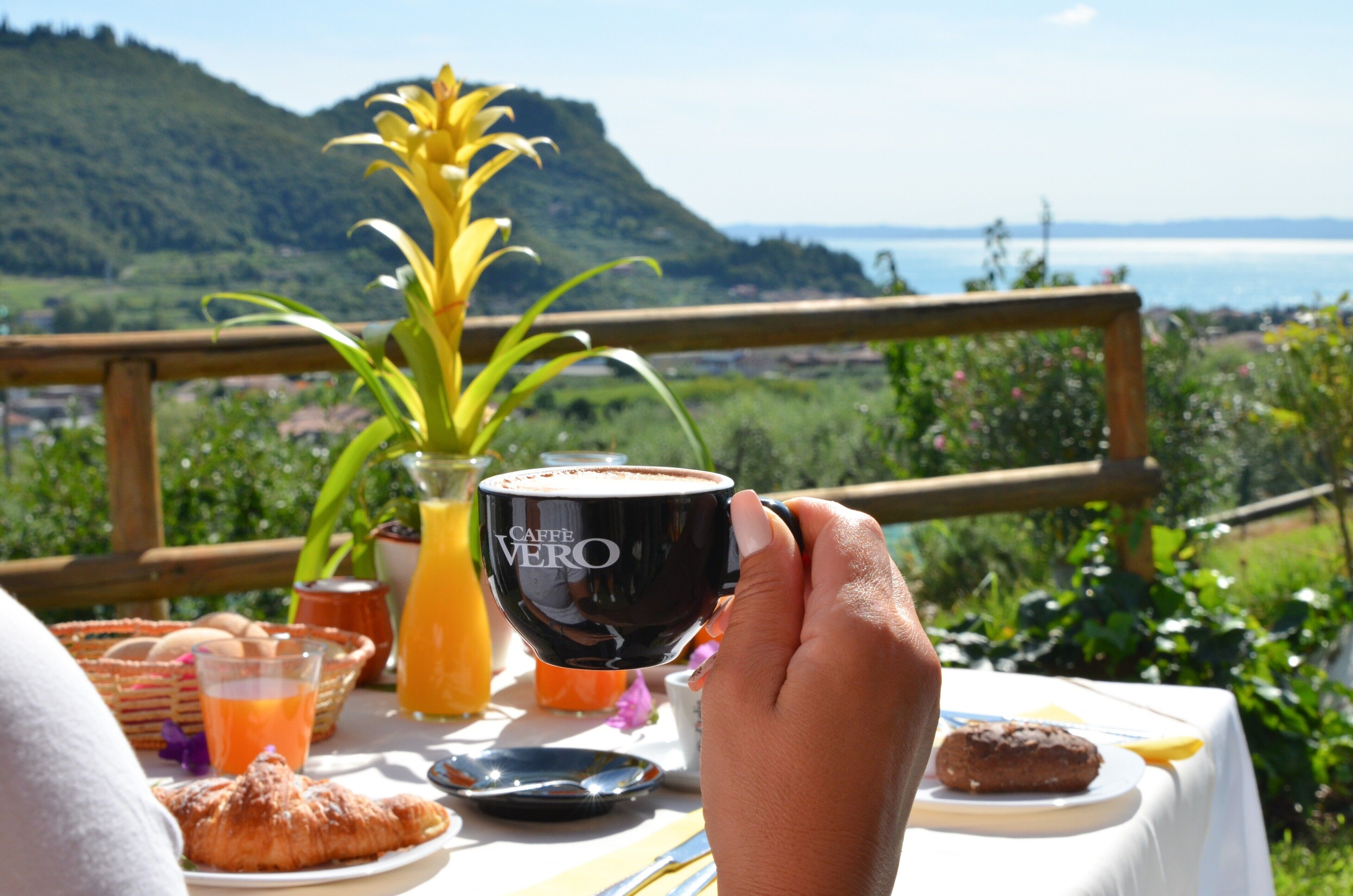 屋外ダイニングエリア