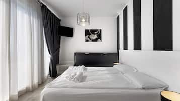 1 Schlafzimmer, BĂŒgeleisen/BĂŒgelbrett, kostenloses WLAN, BettwĂ€sche