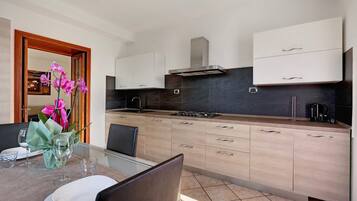 Fridge, oven, dishwasher, electric kettle