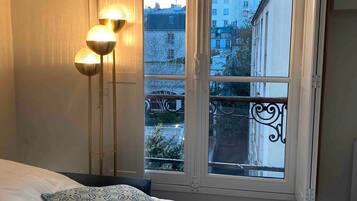 1 chambre, fer et planche Ă repasser, Wi-Fi gratuit, draps fournis