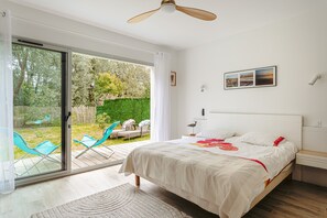 4 slaapkamers, een strijkplank/strijkijzer, gratis wifi, beddengoed