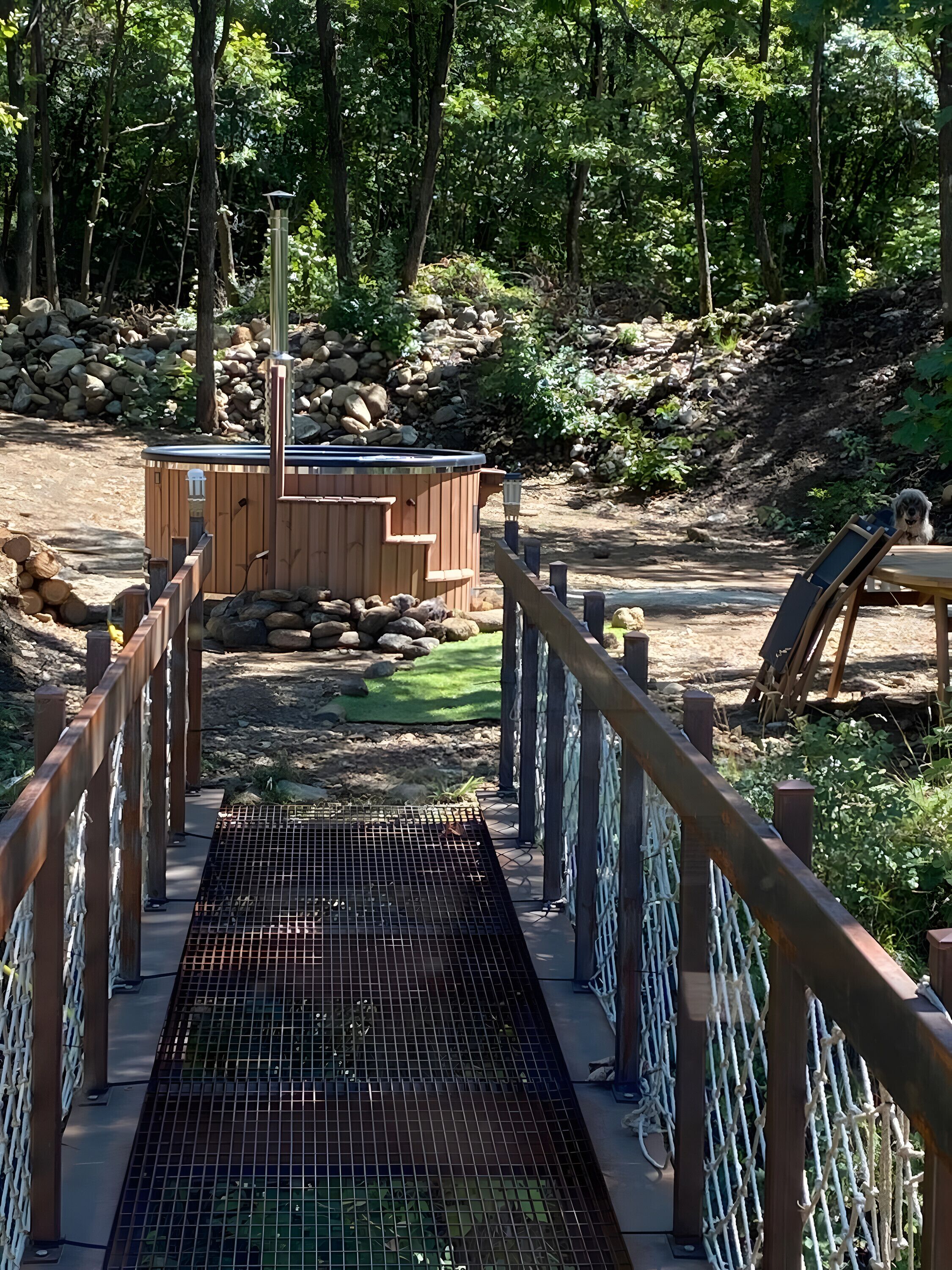 Enceinte de l’hébergement