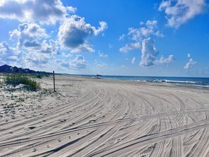 Tæt på stranden, liggestole