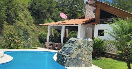 Pool. Villa Del Cielo, Pool and River.