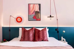 2 soverom, strykejern/-brett, reiseseng for barn og wi-fi