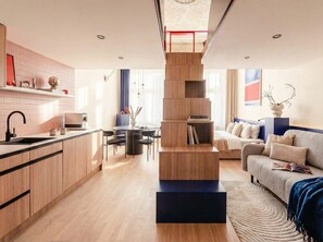 TV, offices - TurnKey | Wenceslas square Two level Apartment I (Prague)