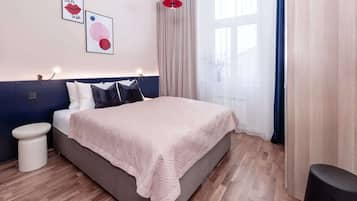 2 bedrooms, iron/ironing board, travel crib, WiFi