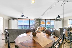 Dining - One Seagrove Place 702 Gulf-front unit sleeps 6 (Santa Rosa Beach)