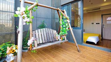 Comfort Single Room, City View | Terrace/patio