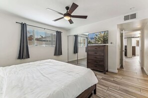 4 bedrooms, iron/ironing board, travel crib, WiFi