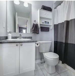 SĂšche-cheveux, serviettes fournies, savon, papier toilette
