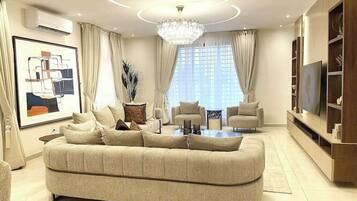 Smart TV, books, stereo, computer monitors