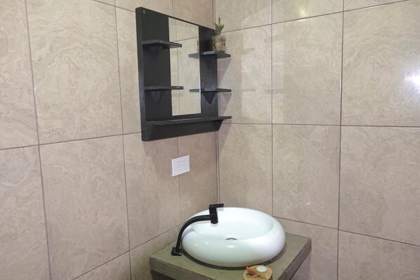 Towels, soap, toilet paper