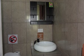 Towels, soap, toilet paper