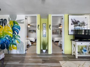 2 chambres, bureau, accès au Wi-Fi (inclus), literie fournie
