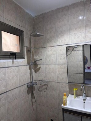 Towels, soap, toilet paper