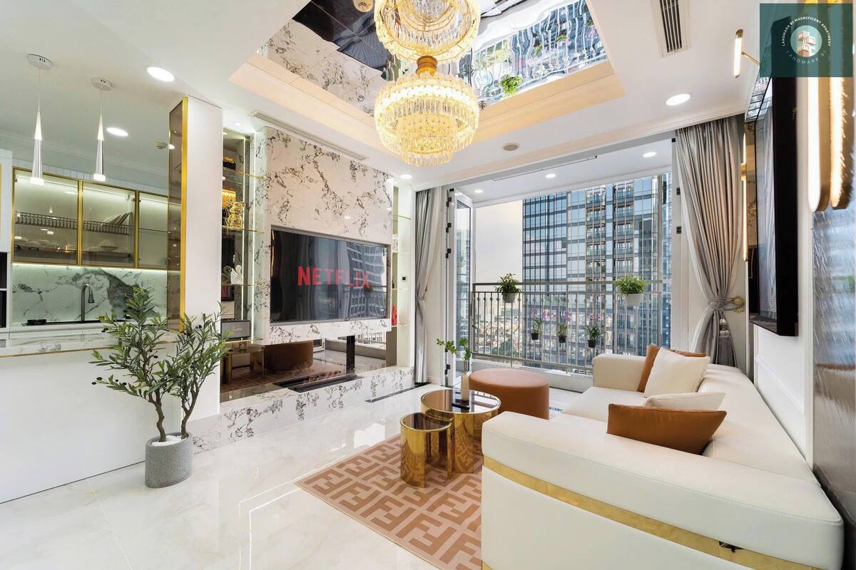 Presidential-Apartment, 3 Schlafzimmer, Balkon, Stadtblick | Terrasse/Patio