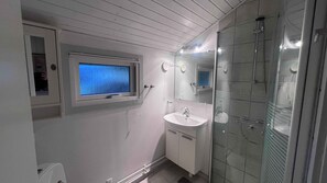 Shower, hair dryer