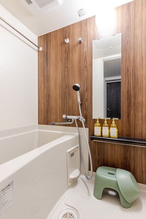 Departamento, para no fumadores (501) | Baño | Amenidades de baño gratuitas, secadora de cabello, bidet, toallas 