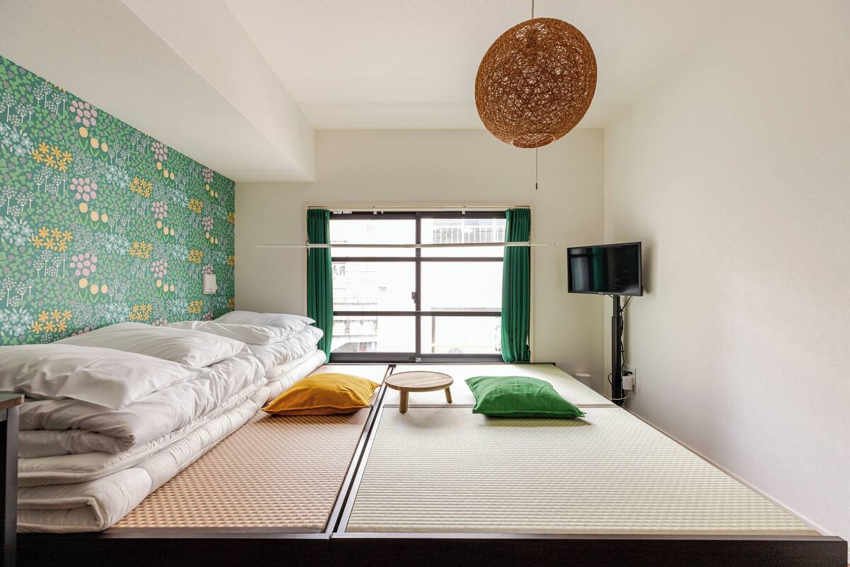 浅草橋 501 禁煙 | 1 室のベッドルーム、遮光カーテン、アイロン / アイロン台、WiFi (無料)