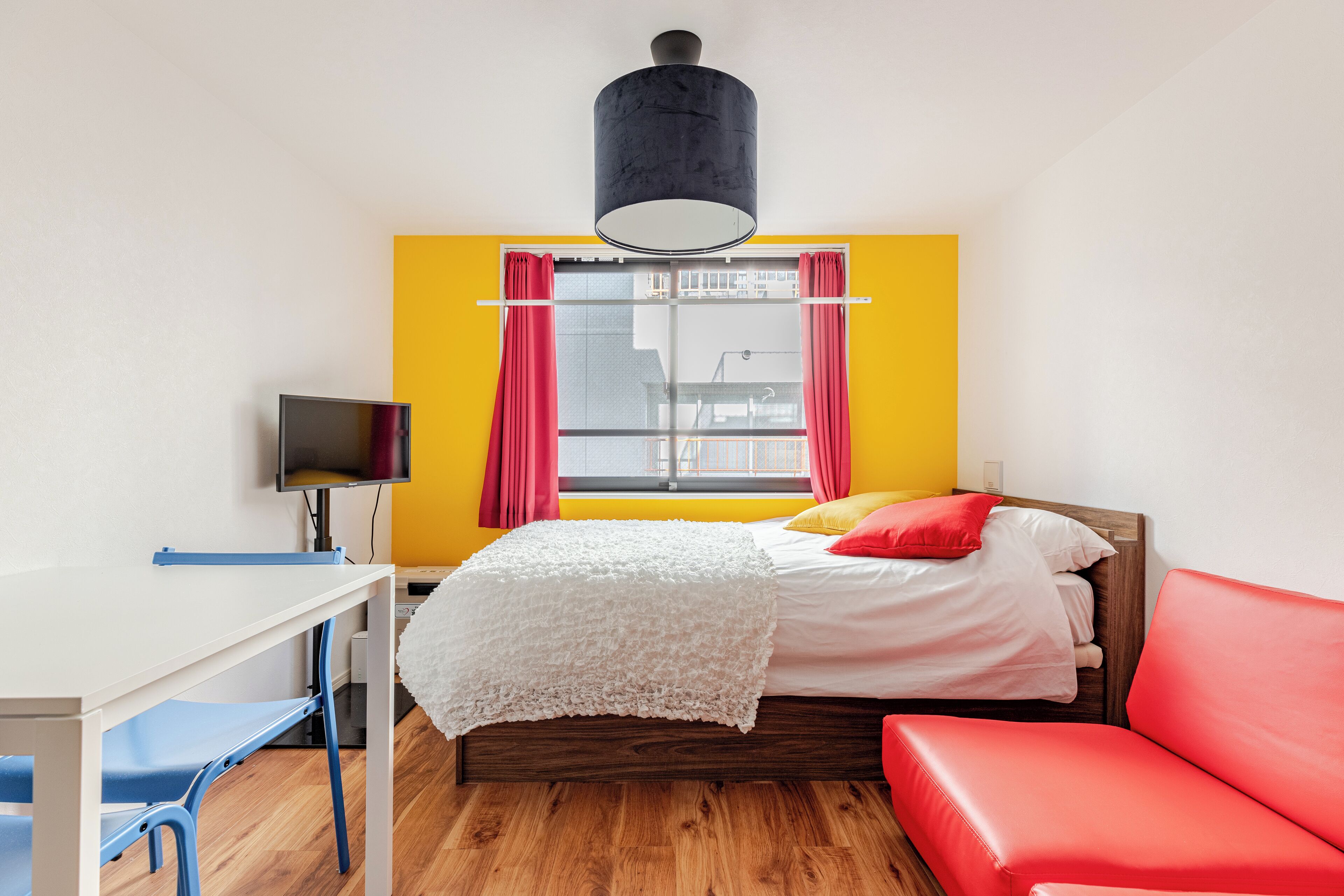 浅草橋 302 禁煙 | 1 室のベッドルーム、遮光カーテン、アイロン / アイロン台、WiFi (無料)