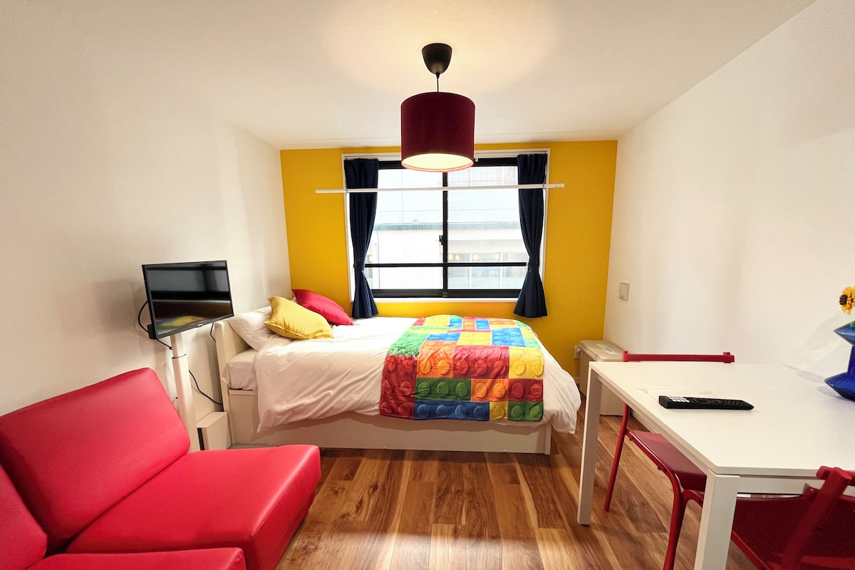 Basic-Apartment (202) | 1 Schlafzimmer, Verdunkelungsvorhänge, Bügeleisen/Bügelbrett