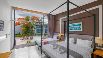 Minibar, coffres-forts dans les chambres, fer et planche Ă repasser