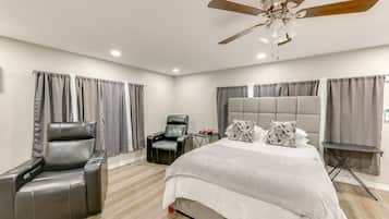 1 chambre, fer et planche à repasser, Wi-Fi, literie fournie