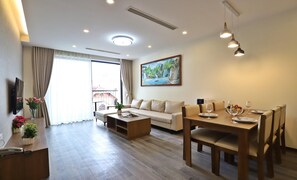 Superior Apartment, City View | Premium bedding, in-room safe, desk, laptop workspace