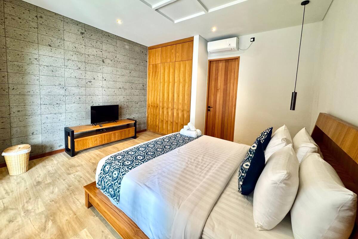 2 slaapkamers, lakens van Egyptisch katoen, luxe beddengoed