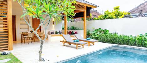 Luxury Villa, 2 Bedrooms, Kitchenette, Pool View | Pool | Outdoor pool