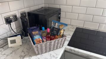 Microwave, oven, stovetop